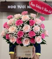 HG (32) Hoa Hộp Gỗ