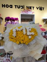 S(43) Hoa Sáp Hồng vàng tặng Mẹ
