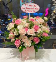 KG(44) Lẵng hoa mừng khai giảng