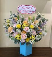KG(45) Lẵng hoa mừng khai giảng