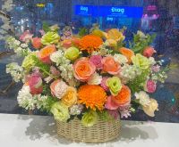 KG(51) Lẵng hoa mừng khai giảng
