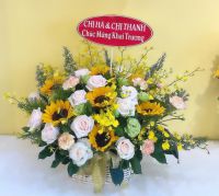KG(52) Lẵng hoa mừng khai giảng