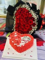 HB(9) Bánh kem hoa tươi