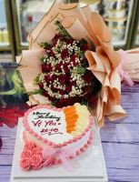HB(10) Bánh kem hoa tươi