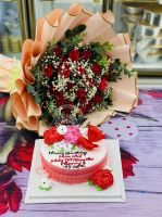 HB(11) Bánh kem hoa tươi