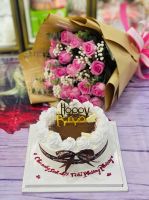 HB(12) Bánh kem hoa tươi