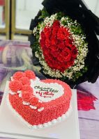 HB(16) Bánh kem hoa tươi