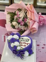 HB(19) Bánh kem hoa tươi