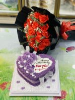 HB(27) Bánh kem hoa tươi