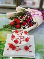 HB(30) Bánh kem hoa tươi