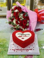 HB(34) Bánh kem hoa tươi
