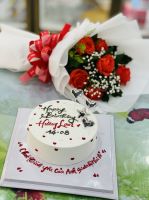 HB(47) Bánh kem hoa tươi