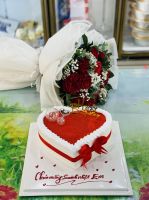 HB(48) Bánh kem hoa tươi